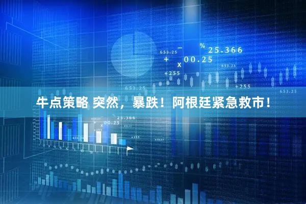 牛点策略 突然，暴跌！阿根廷紧急救市！